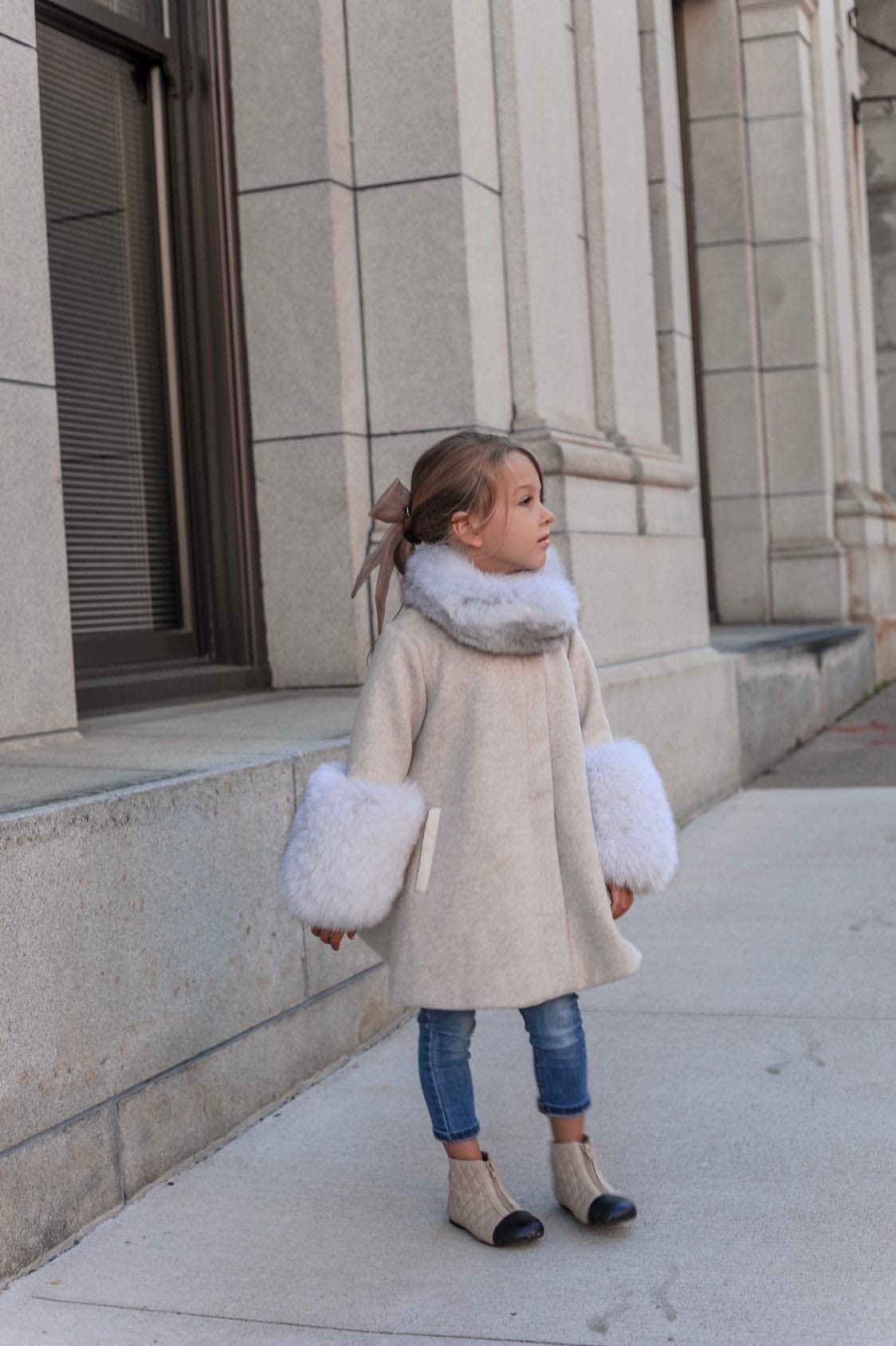 Karenina Wool Coat - Petite Maison Kids