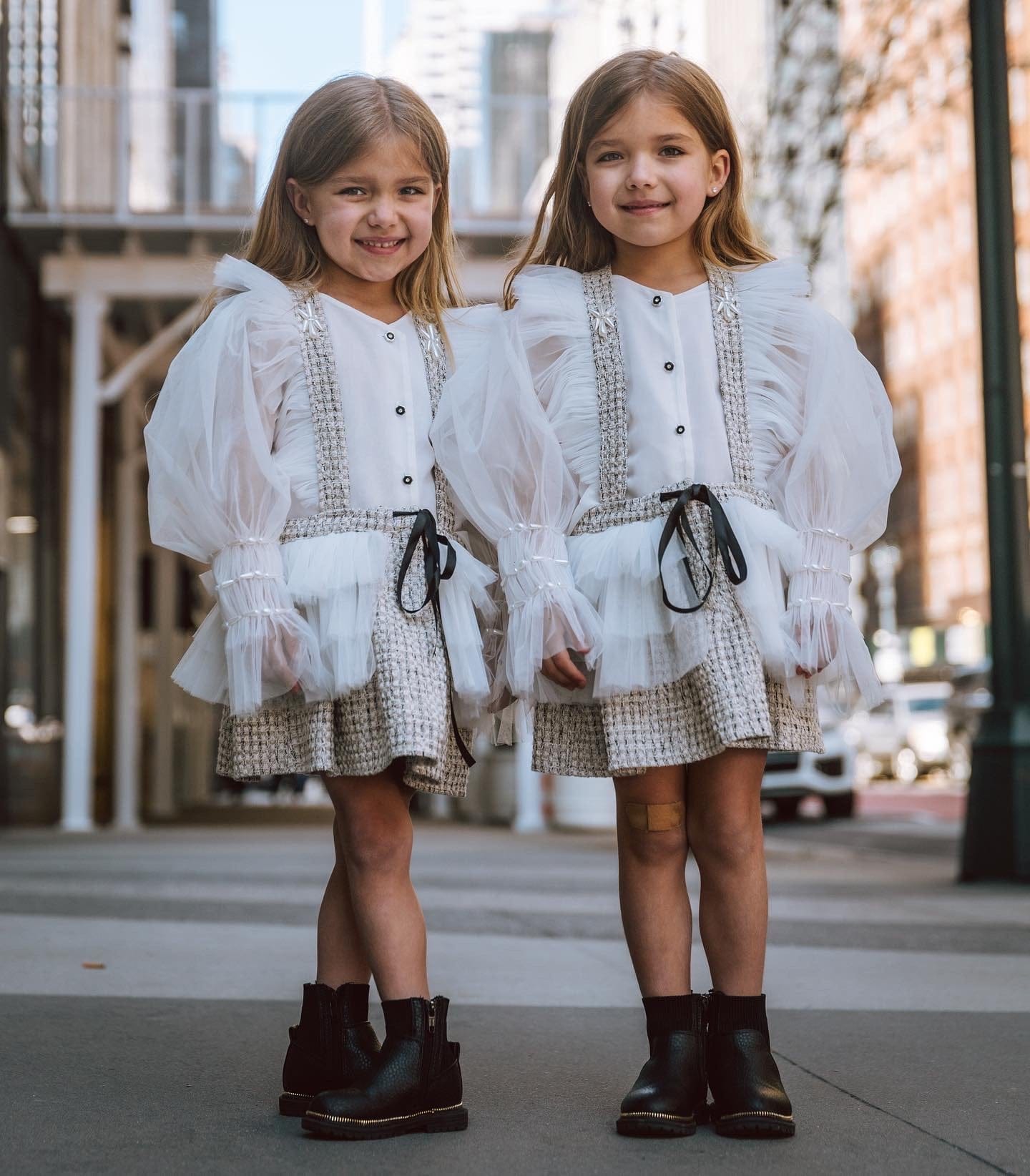 Vera Tweed Blouse and Skirt Set - Petite Maison Kids