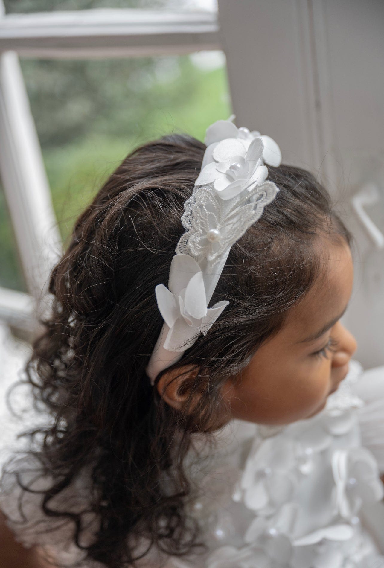 Butterfly Satin Headband - Petite Maison Kids