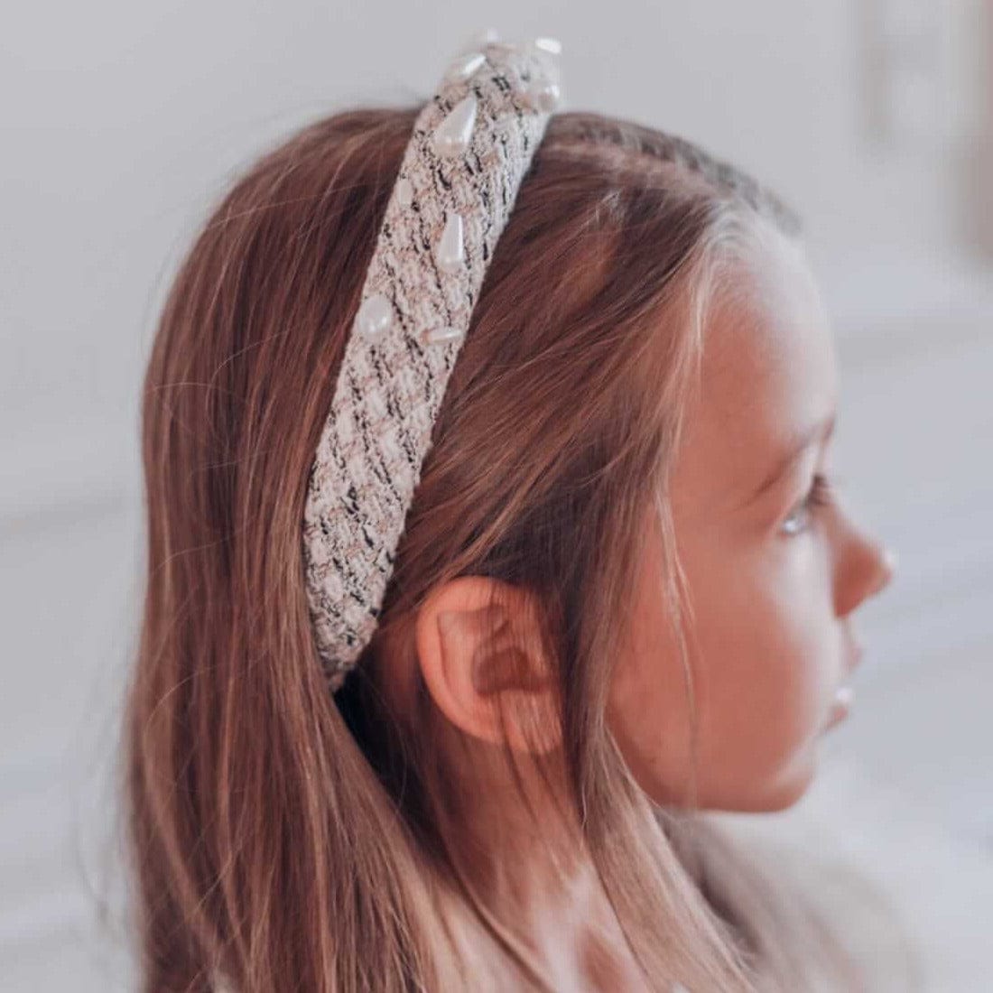 Vera Tweed Headband - Petite Maison Kids