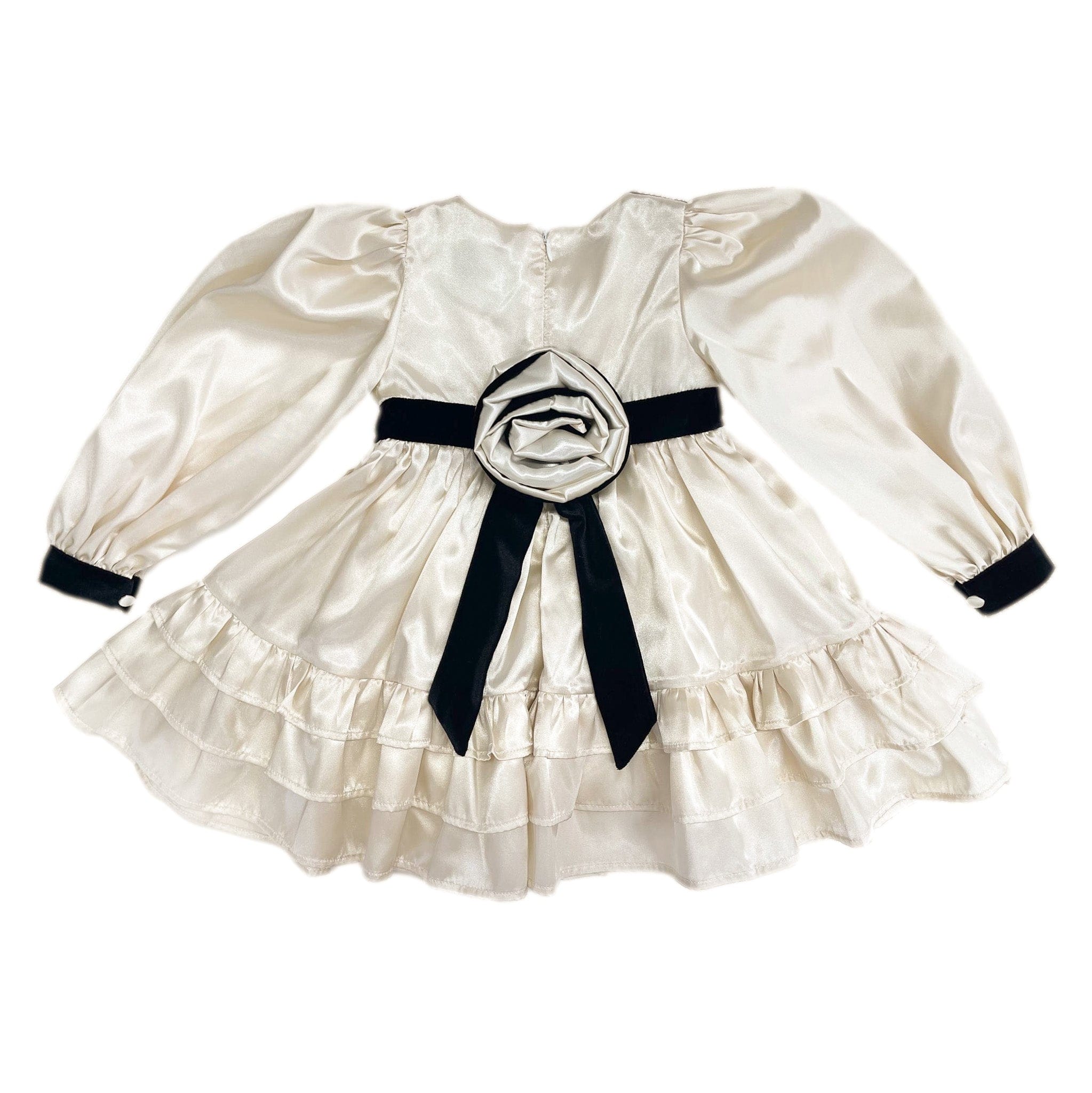 Evangeline Satin Dress - Petite Maison Kids