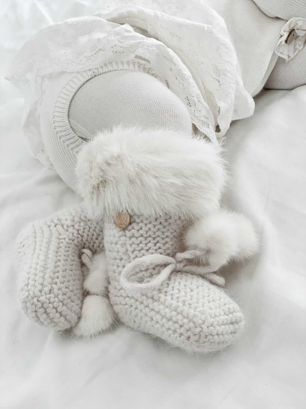 Angora Valenki Booties - Petite Maison Kids