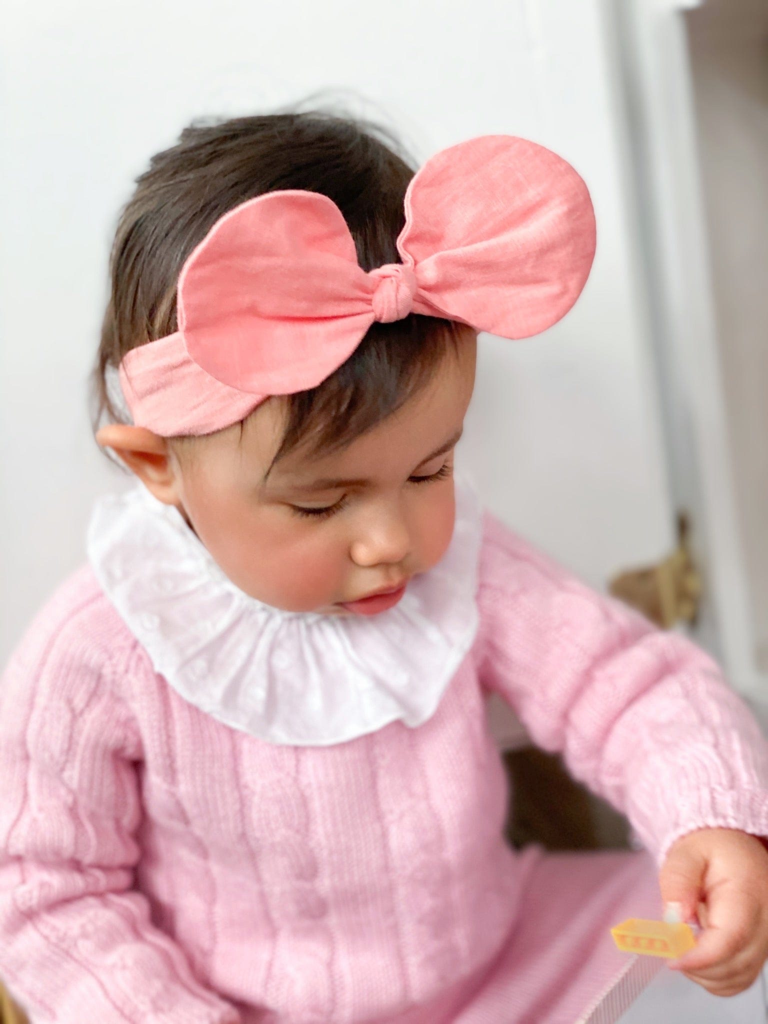 Minnie Linen Headband - Petit Maison Kids