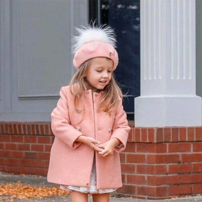 Wool Beret with Pom Pom - Petit Maison Kids