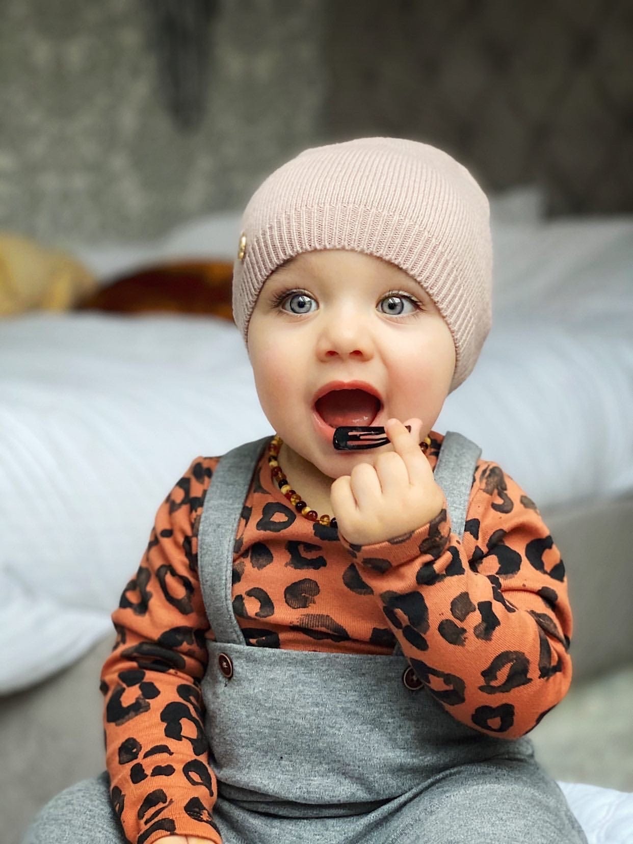 Angora Beanie Hat - Petit Maison Kids