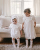 Katherine Embroidered Linen Romper - Petite Maison Kids