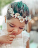 Pearl with Gold Leaf Hair Sash - Petite Maison Kids