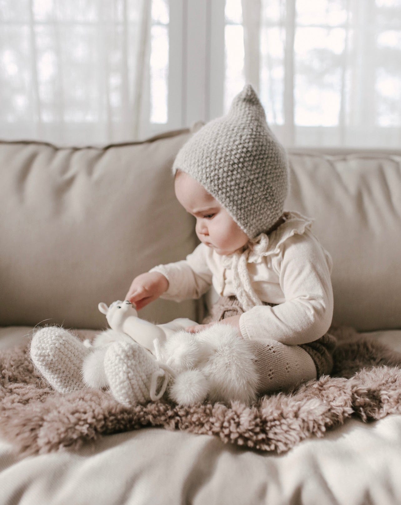 Angora Valenki Booties - Petite Maison Kids