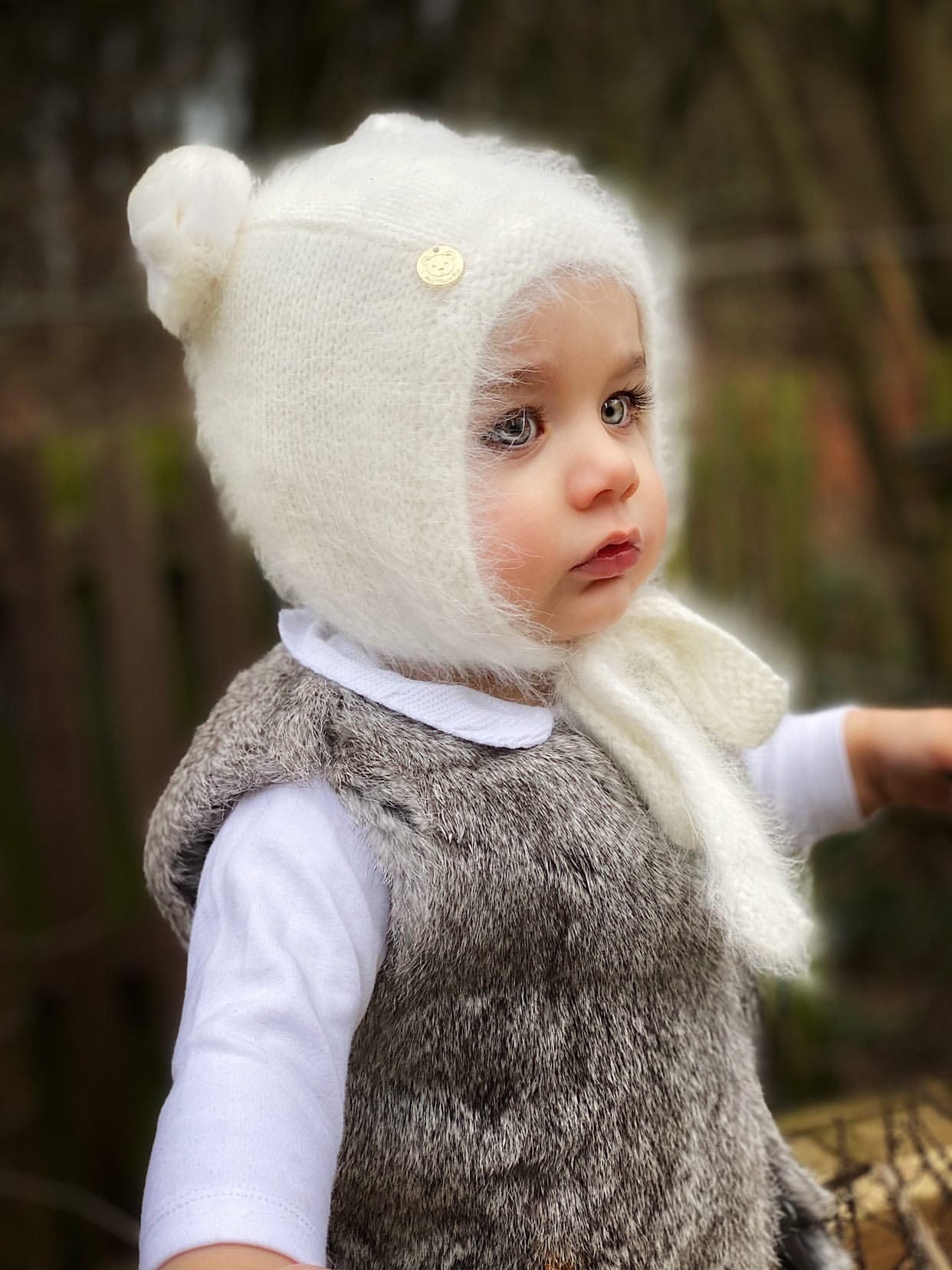 Cashmere Teddy Hat - Petit Maison Kids