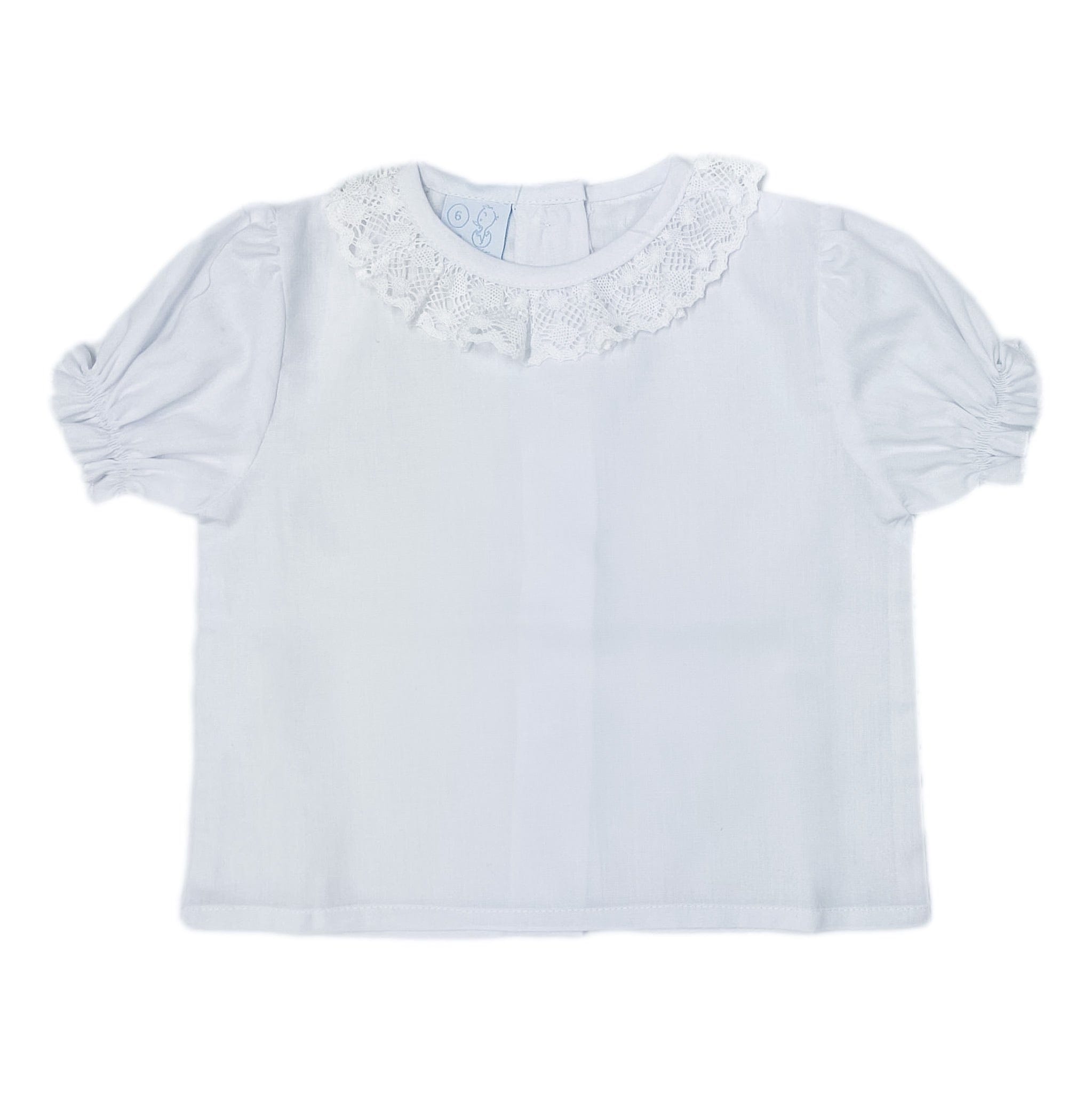 Ivory Ruffle Collar Blouse - Petite Maison Kids