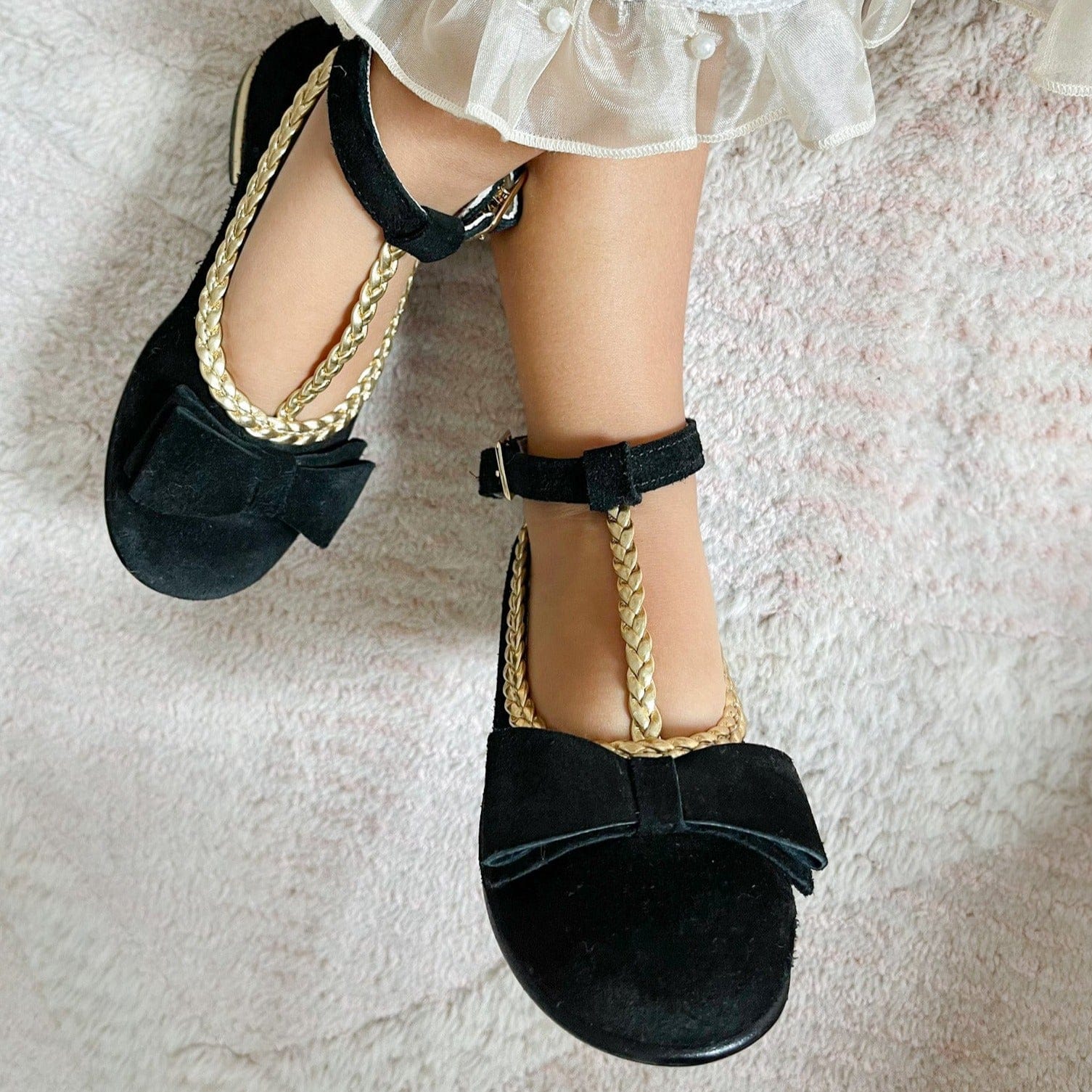 Empress Noir Mary Janes - Petite Maison Kids