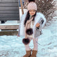 Misha Oversized Ribbed Angora Scarf - Petite Maison Kids