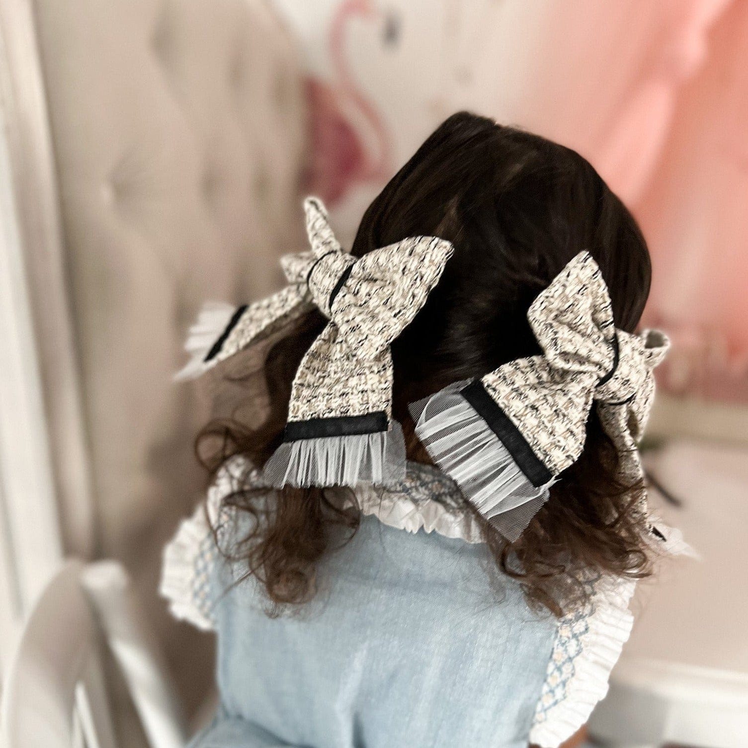 Vera Petite Tweed Bow - Petite Maison Kids