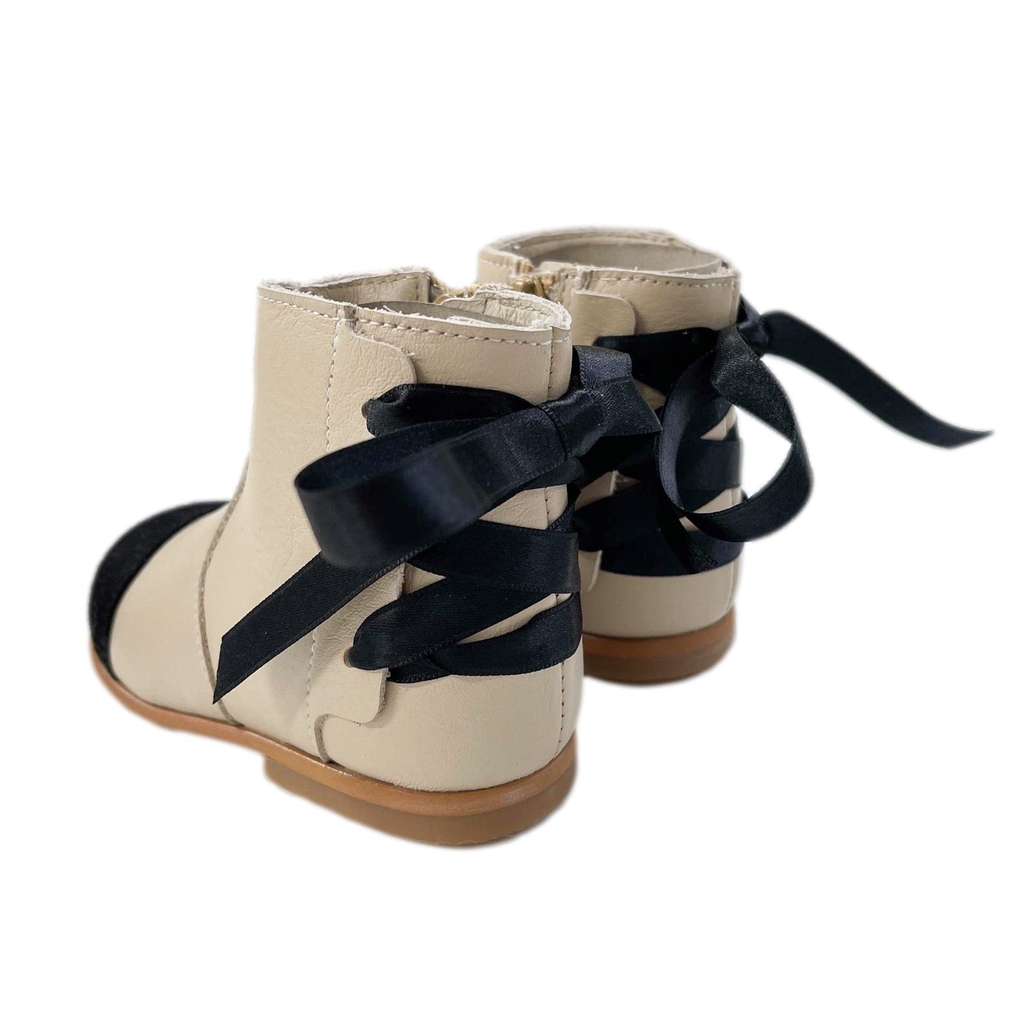 Zoe Leather Booties - Petite Maison Kids