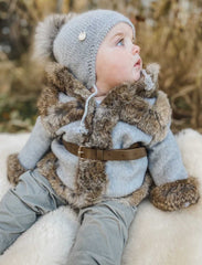 Peter Grey Wool Coat - Petite Maison Kids
