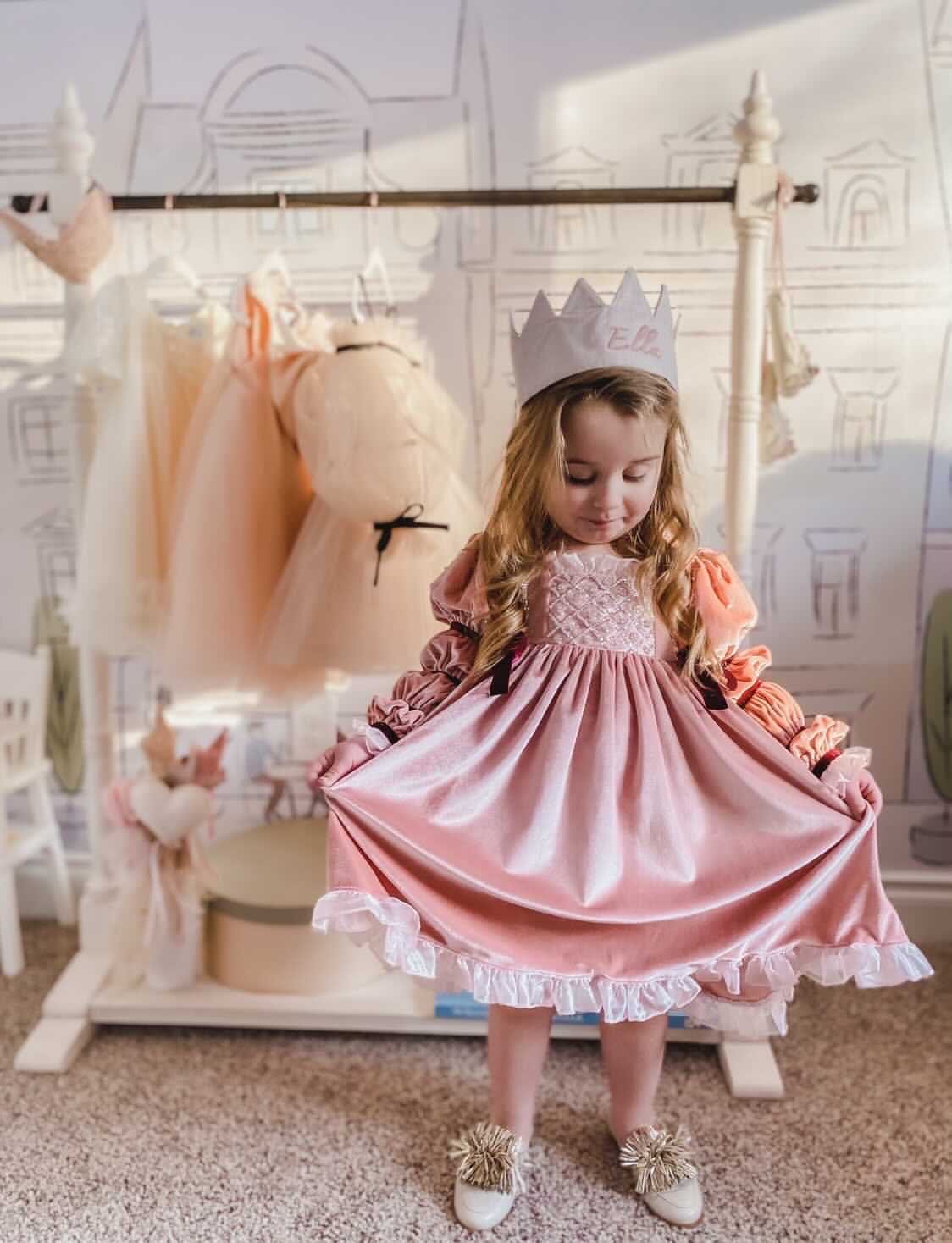 Juliette Velvet Dress - Petite Maison Kids