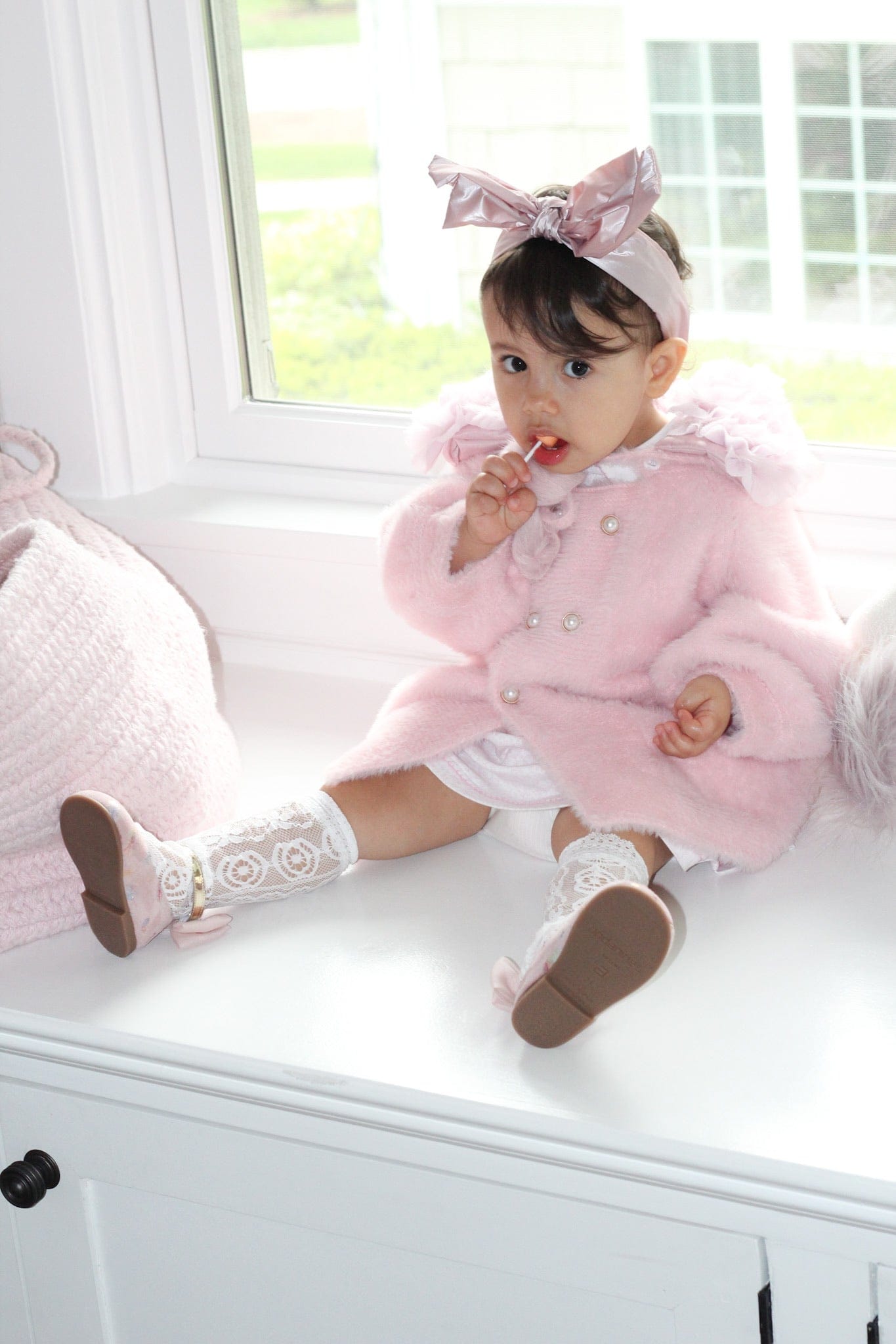 Milana Rose Sweater Coat - Petite Maison Kids