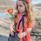 Satin Rose Dress - Petite Maison Kids