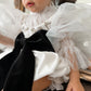 Aurora Ivory Velour Romper - Petite Maison Kids