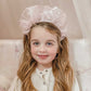 Juliette Pink Organza Ruffle Headband - Petite Maison Kids