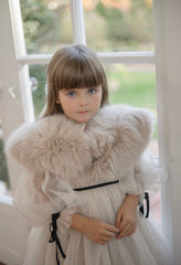 Anna Beige Capelet