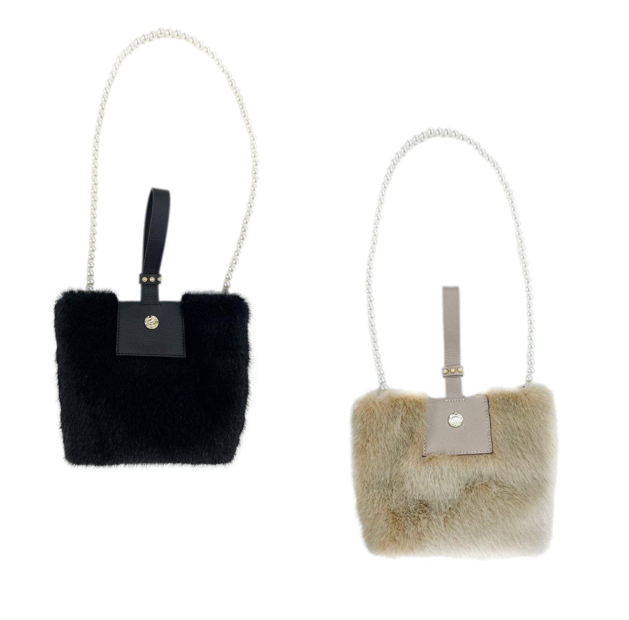 Faux Fur Pearl Bag - Petite Maison Kids