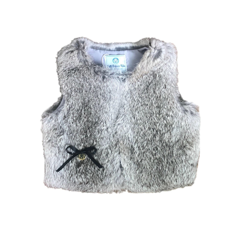 Grey Rabbit Vest