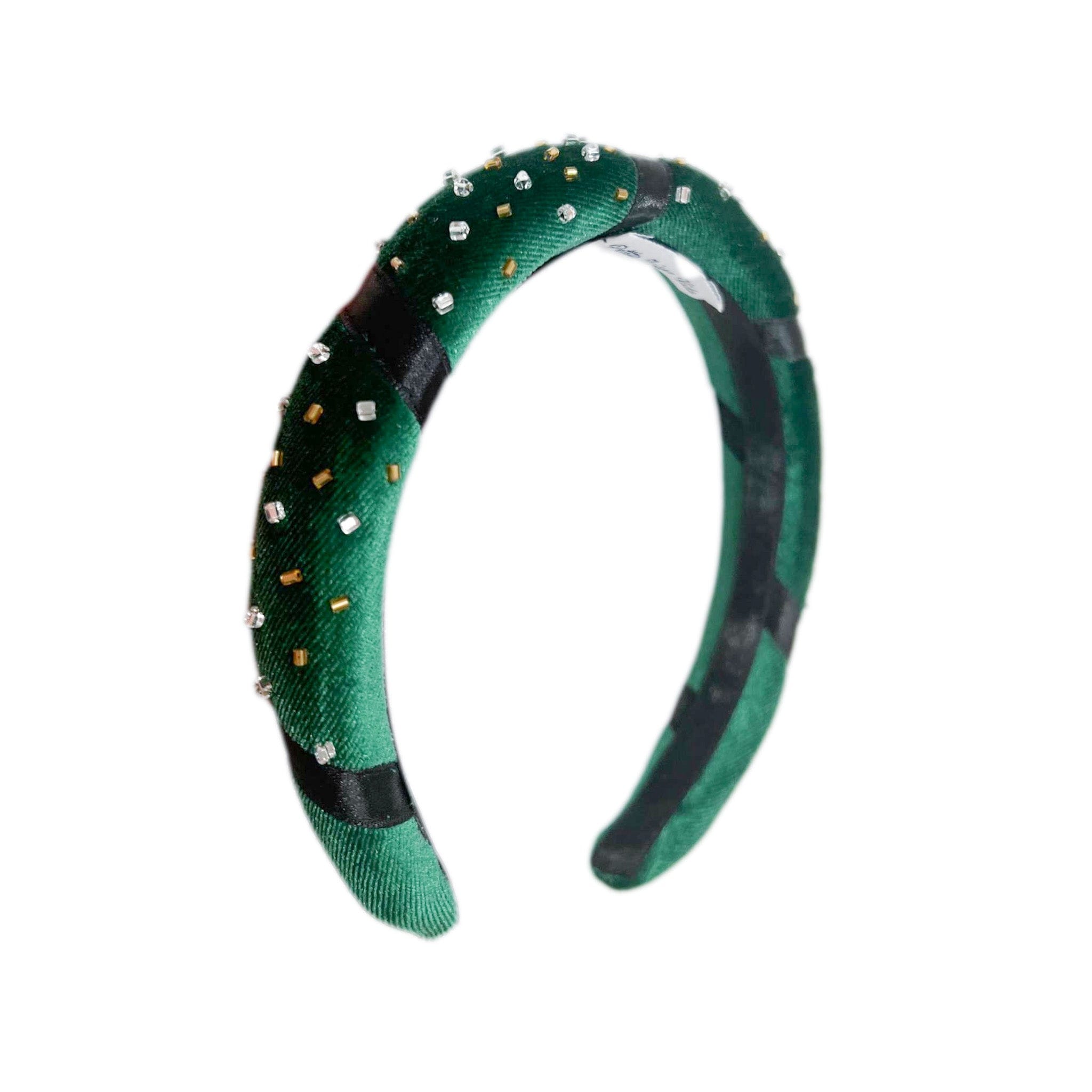 Aurora Royal Green Headband - Petite Maison Kids