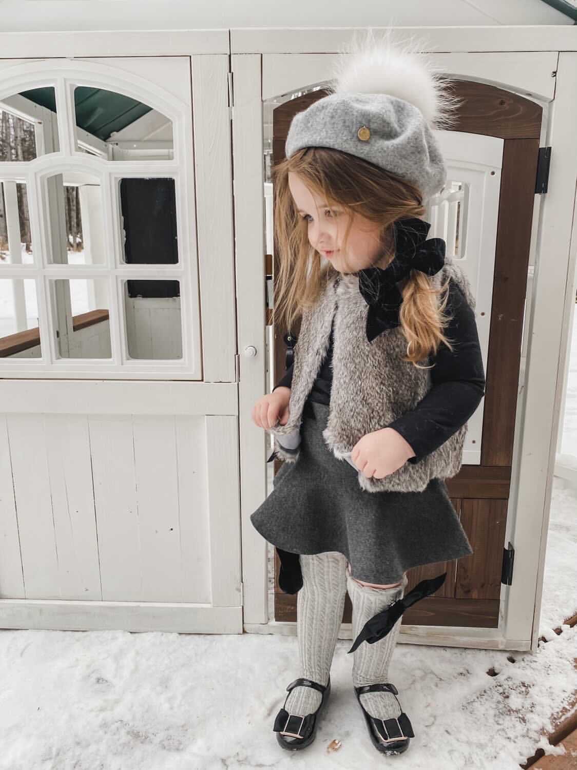 Grey Rabbit Vest - Petite Maison Kids