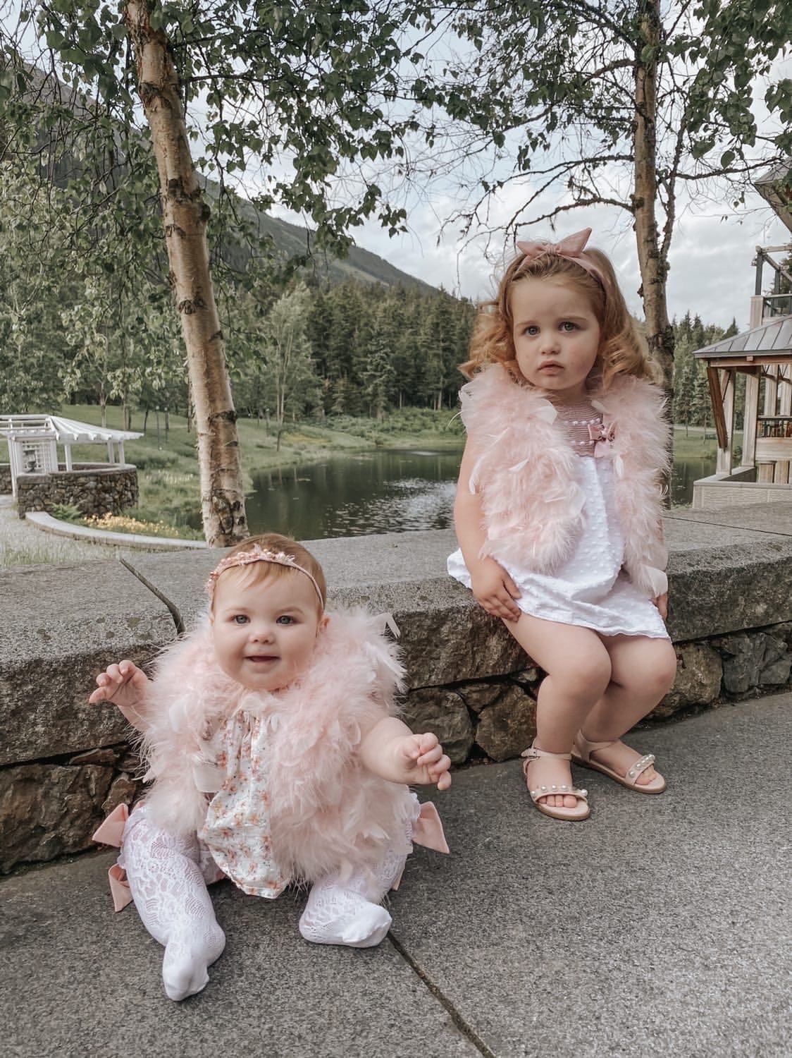 Pink Feather Vest - Petite Maison Kids