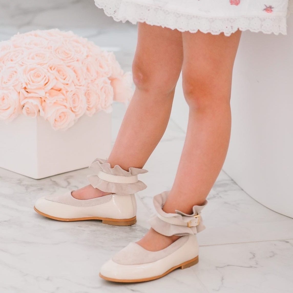 Zina Ruffle Loafers - Petite Maison Kids