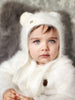 White Cashmere Teddy Hat - Petite Maison Kids