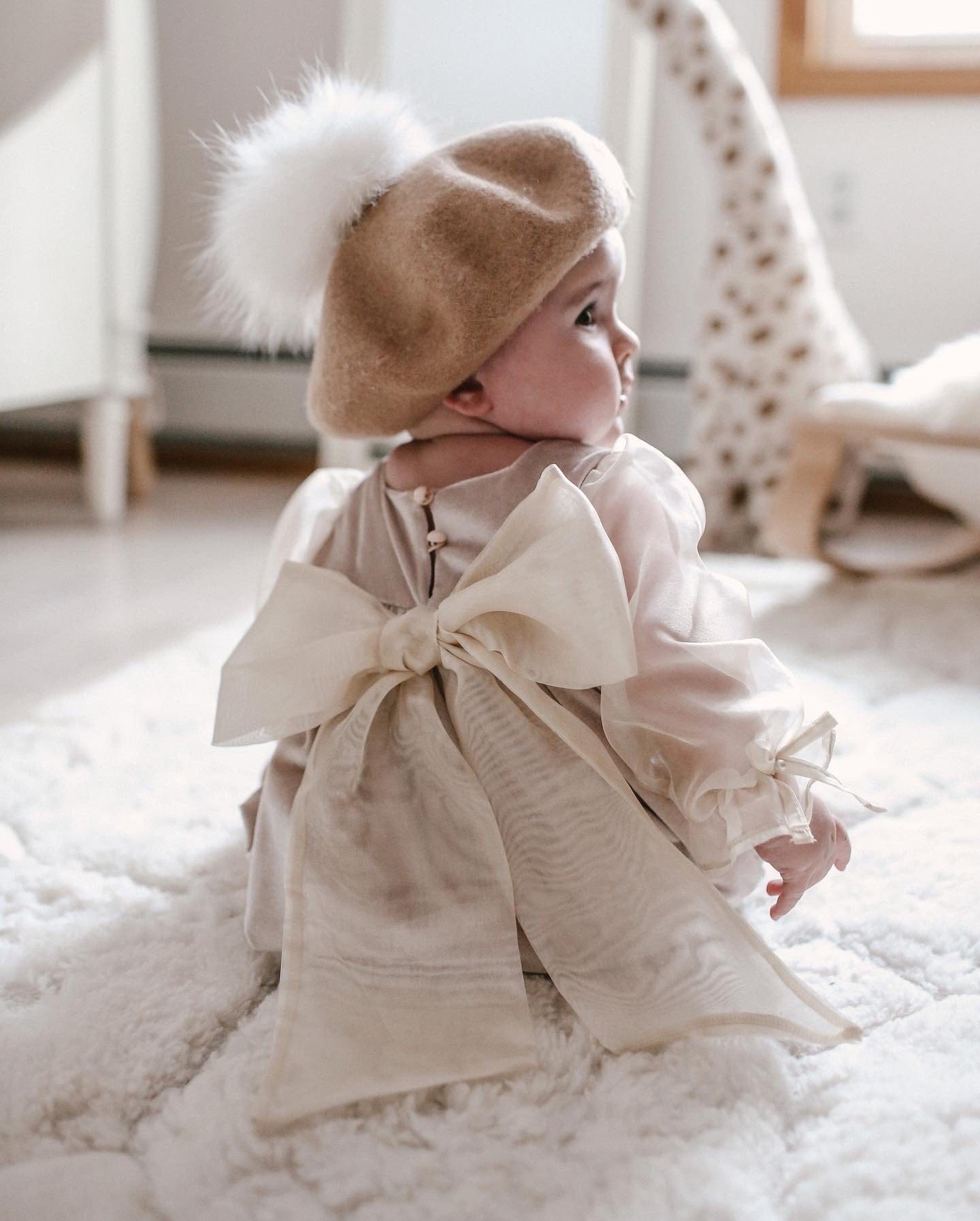 Helena Velour Romper - Petite Maison Kids