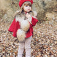 Karenina  Fur Collar Trim - Petit Maison Kids