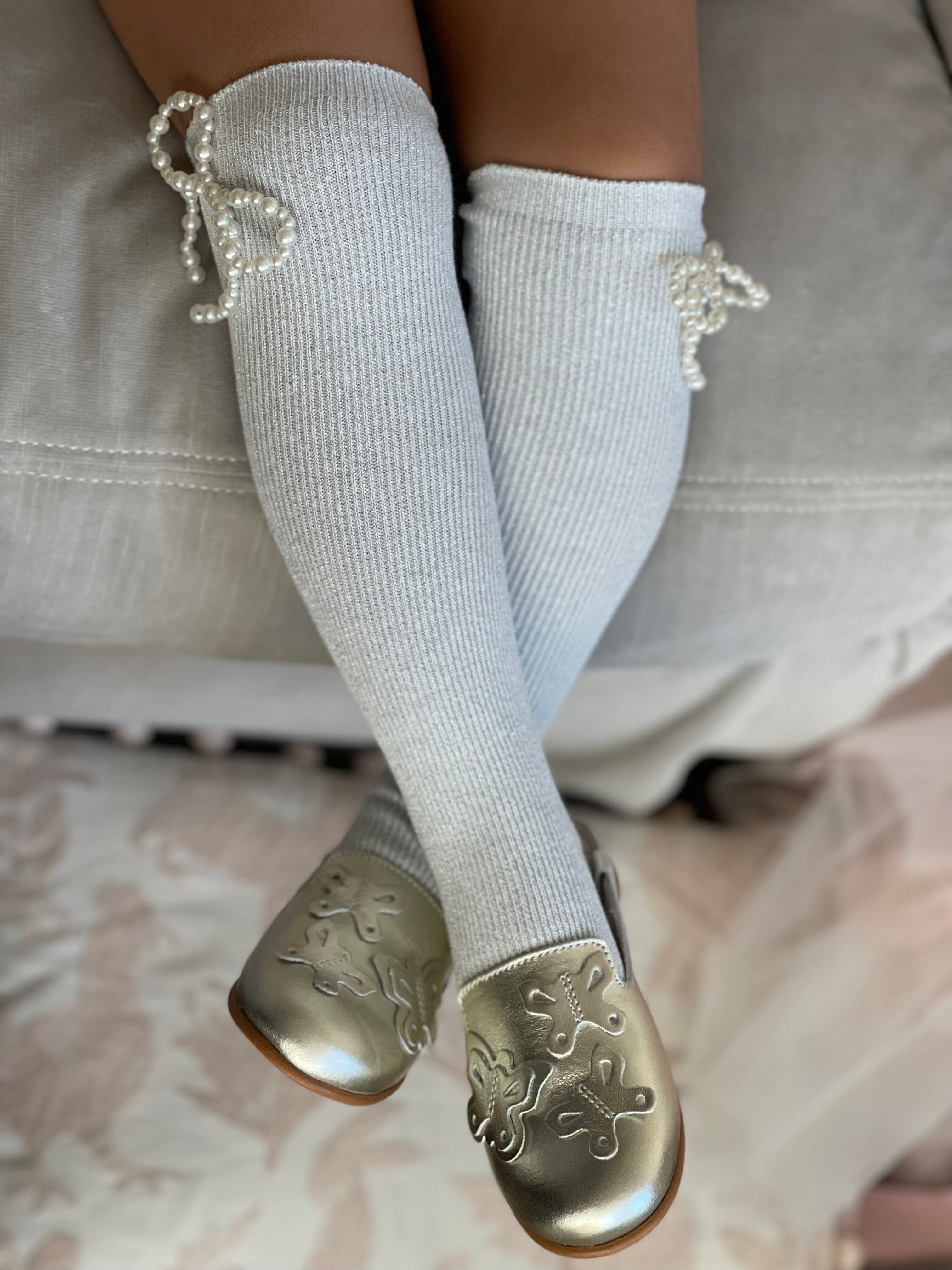 Perla Shimmer Socks - Petite Maison Kids