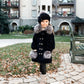 Milana Noir Sweater Coat - Petite Maison Kids