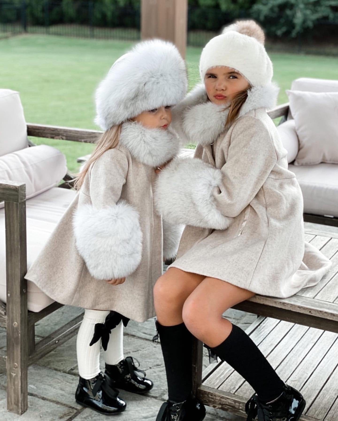 Karenina Wool Coat - Petite Maison Kids