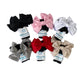 Lola Black Lace Socks with Satin Bows - Petit Maison Kids