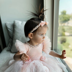 Sugar Plum Jeweled Hair Sash - Petite Maison Kids