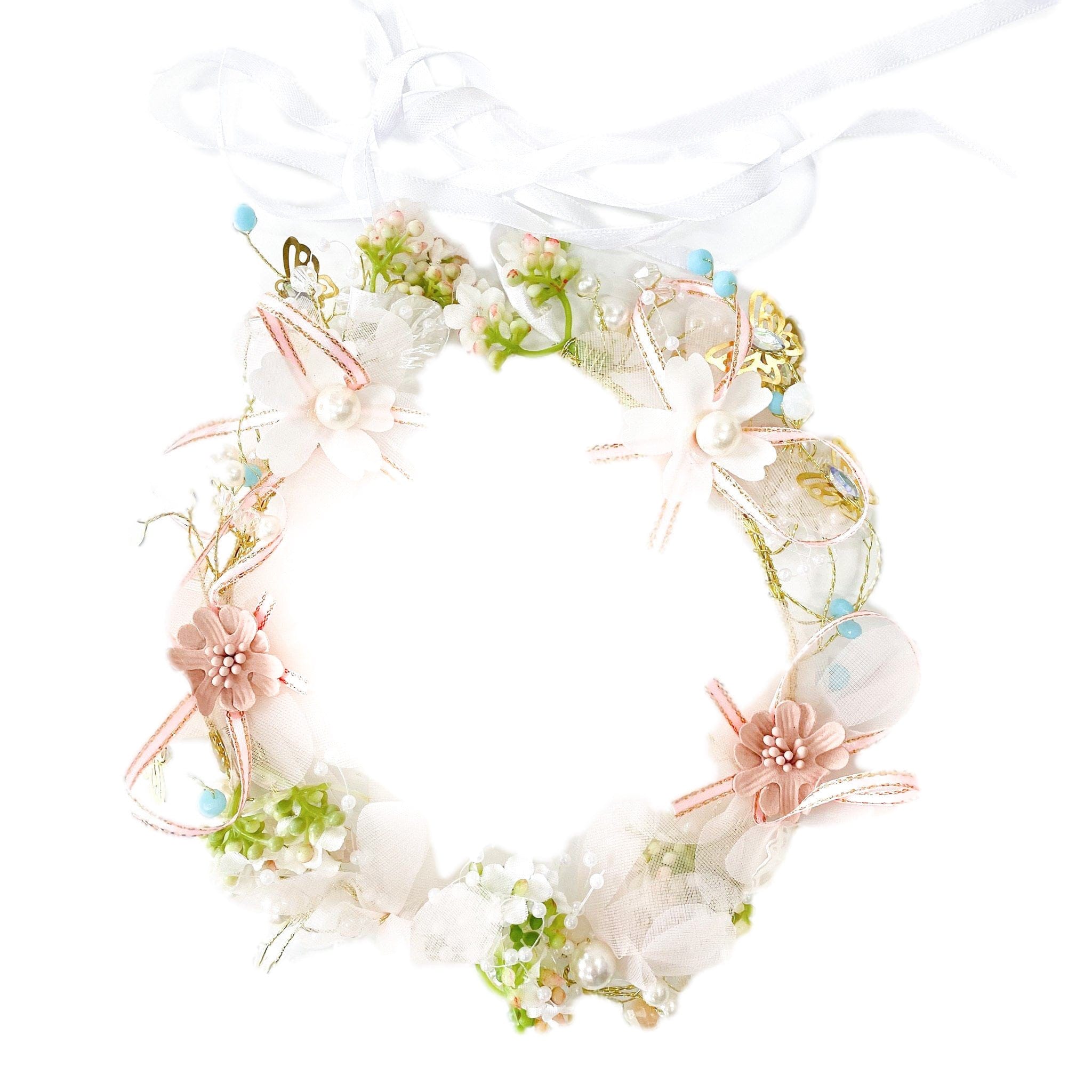 Butterfly Flower Hair Garland - Petite Maison Kids