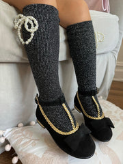Empress Noir Mary Janes - Petite Maison Kids