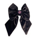 Evangeline Black Velvet Hair Bow - Petite Maison Kids