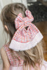 Kellie Pink Tweed Hair Bow