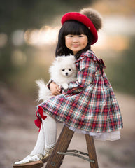 Wool Beret with Pom Pom - Petite Maison Kids