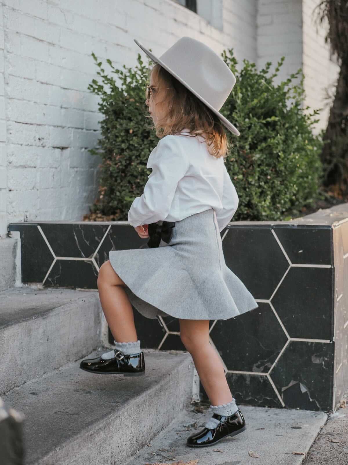 Flare Skirt with Satin Bows - Petite Maison Kids