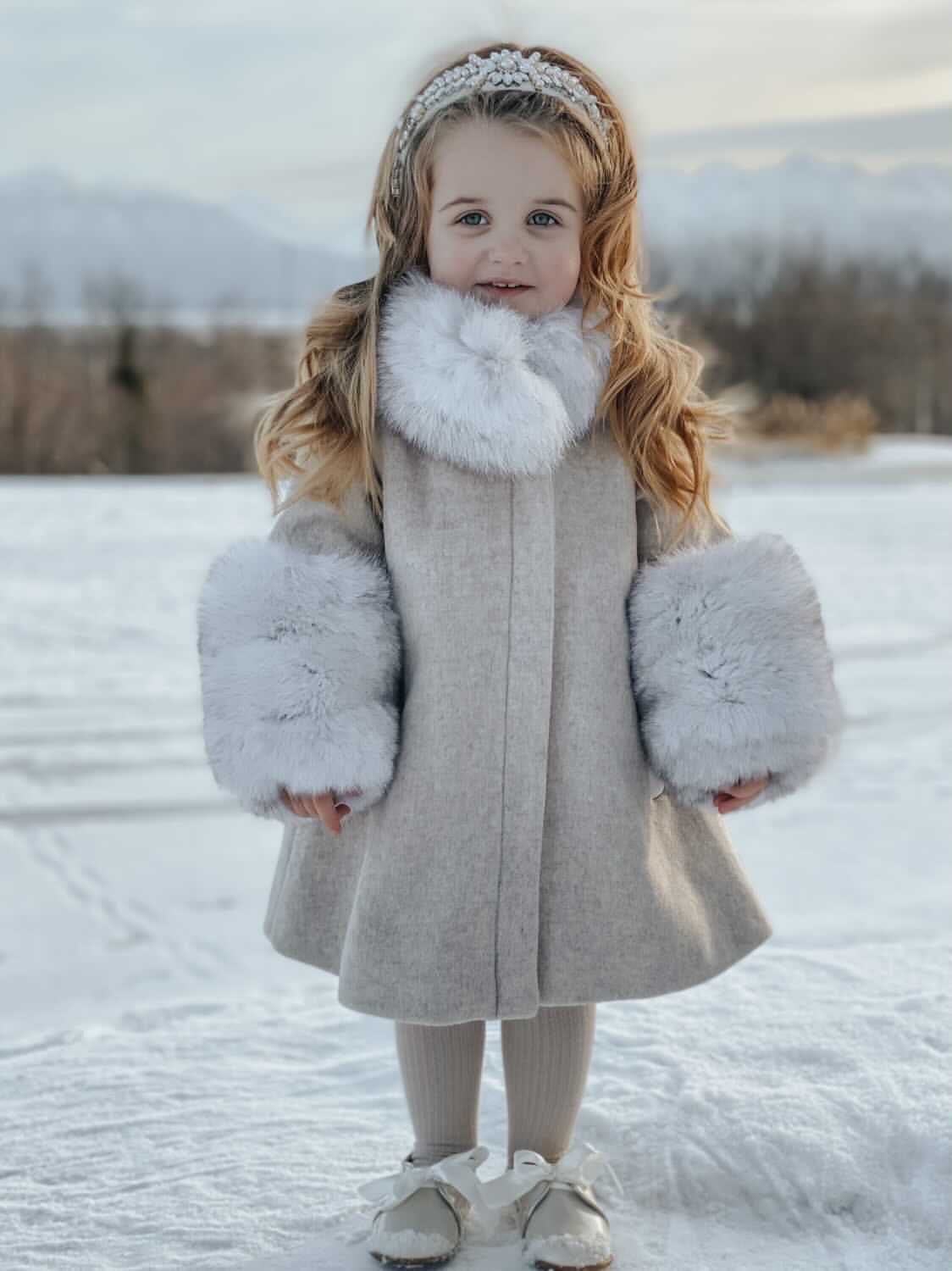 Karenina Wool Coat - Petite Maison Kids