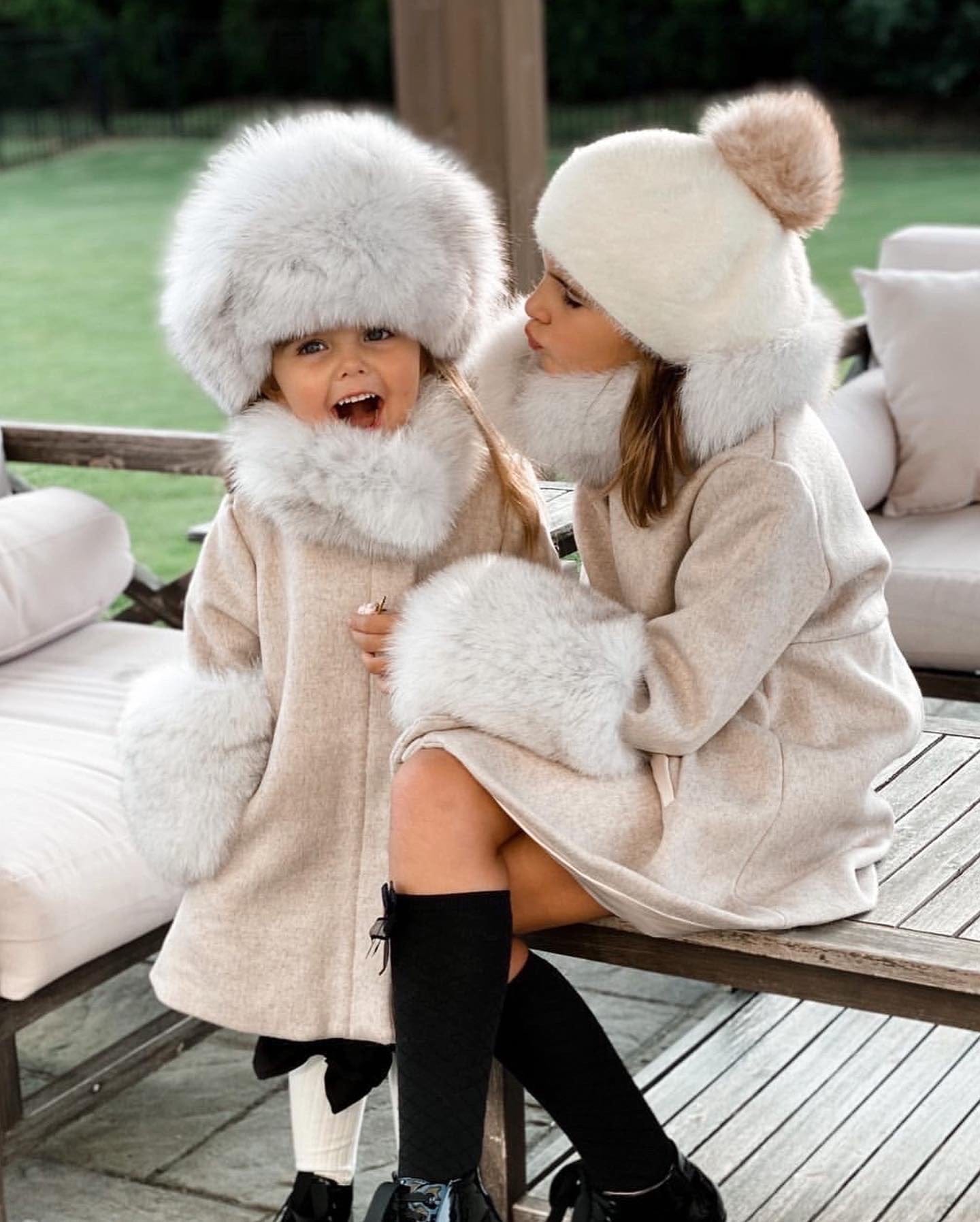 Karenina Wool Coat - Petite Maison Kids