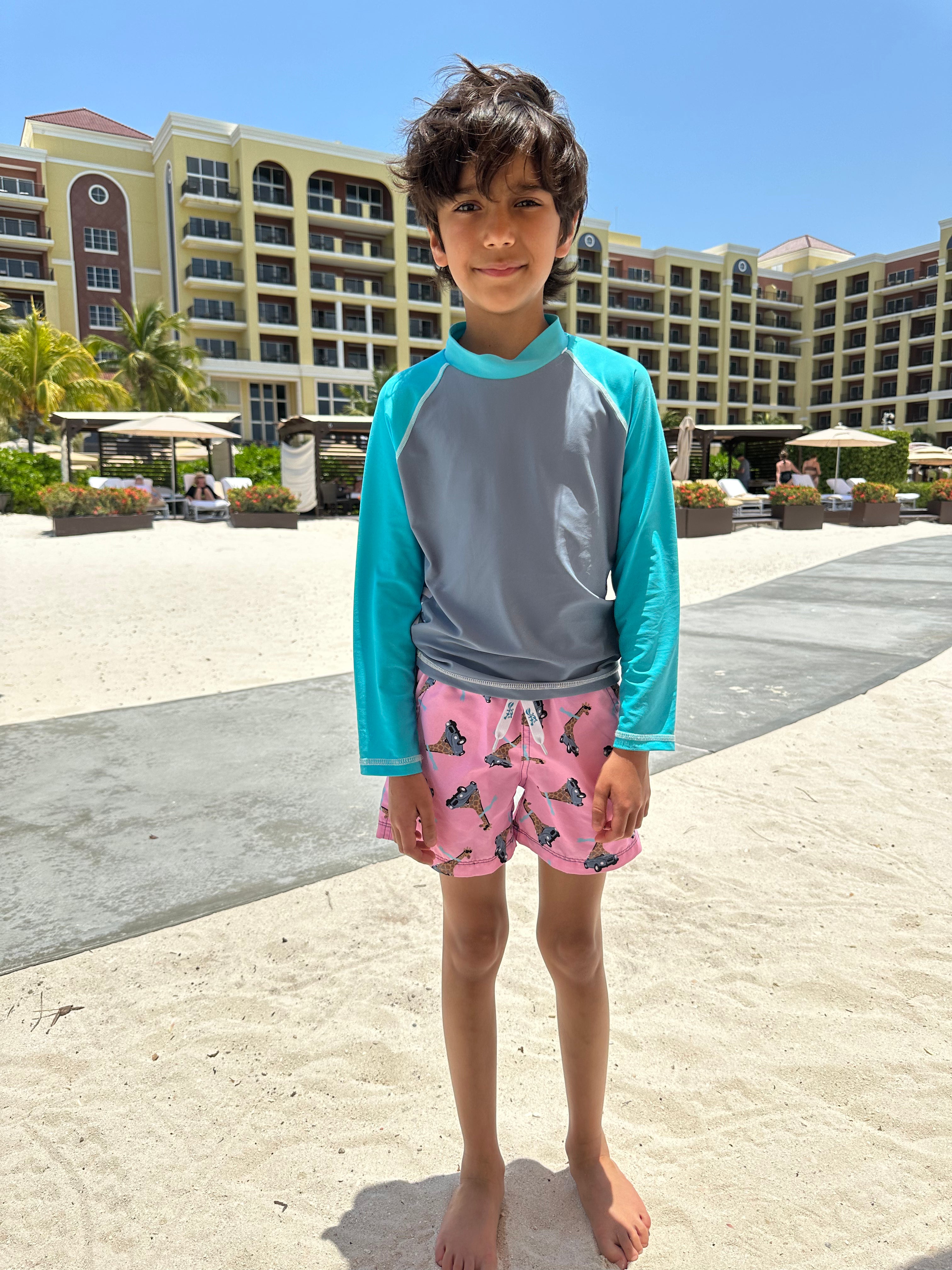 Blue Rash Guard - Petite Maison Kids