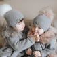 Cashmere Pom Beanie Hats - Petit Maison Kids