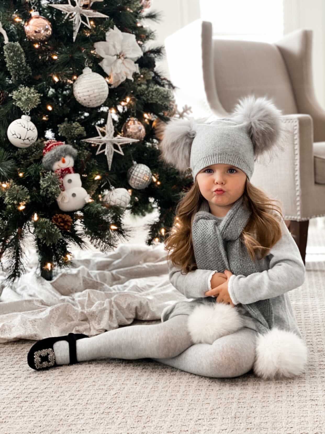 Nikita Double Pom Angora Hat - Petite Maison Kids